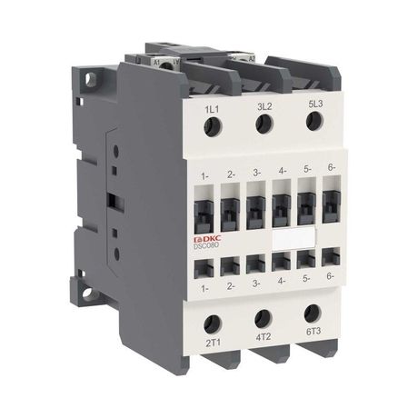 Магнитный контактор YON DSC080 80A 40кВт AC3 3P кат.24В AC | DSC080-3C00A024 DKC ДКС