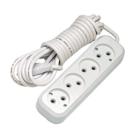 Удлинитель 4х10м без заземл. 10А IP20 Makel MGP148