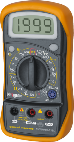 Мультиметр цифровой Navigator NMT-Mm01-838L (838L) - 23918 82429