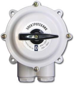 Переключатель пакетный ПП2-40/Н2 М2 до 40А пластиковый корпус IP56 - ET002138 Электротехник