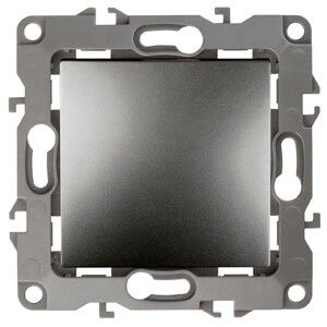 Переключатель 1-кл. СП Эра12 12-1103-12 10А IP20 250В 10AX механизм графит Эра Б0019283