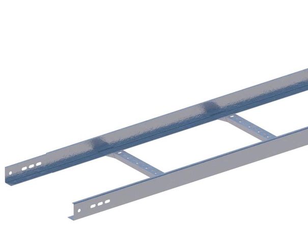 Лоток лестничный 300х50 L2000 сталь 1.5мм НЛ30-П1.87 цУТ1.5 гор. оцинк.СОЭМИ Н0111113441