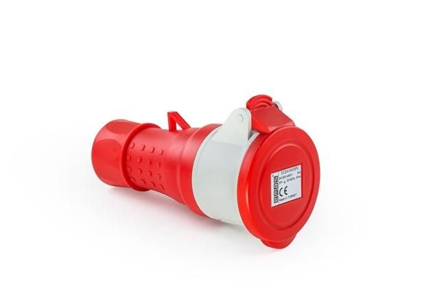 Корпус с гнездом стандарт CEE 4х16А (3P+E) 400В EMAS ECE416V5PU