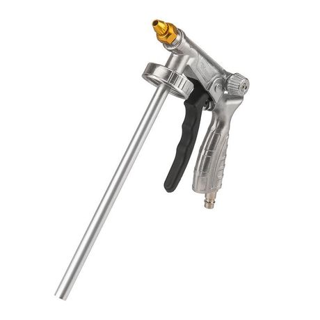 Пистолет для антигравийных и антикоррозийных составов с гибким прямым соплом + регулятор давления | KR-16-1403 KRANZ