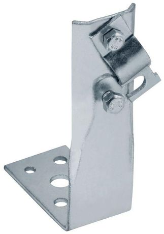 Держатель проводника круглого 6-10мм винтовой угловой h=150мм оцинкованная сталь HDZ IEK - ZDP87-14-1-16-150