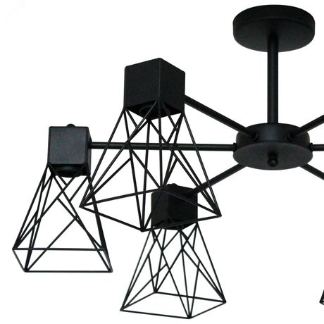 Светильник Дельта 161 черн.муар НПБ 01-6х60-118 Е27 ИУ - 1005404785 Элетех