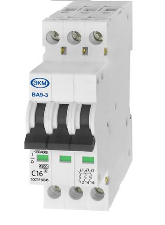 Выключатель автоматический ВА-9-3 C20 4.5кА ультратонкий корпус 27мм Меандр A8302-19910741