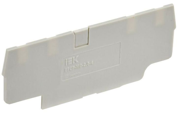 Заглушка для CP-MC 4 вывода 2,5мм2 серая | YCT22-00-4-K03-002-ZGL IEK