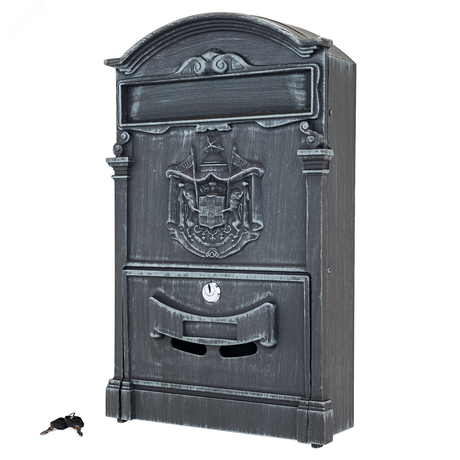 Ящик почтовый индивидуальный №4010В зелёная патина - 7573 ПТК