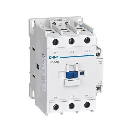Контактор NC8-100/W 3P 100А AC/DC (48~130В) 1НО+1НЗ (R) | 506524 CHINT