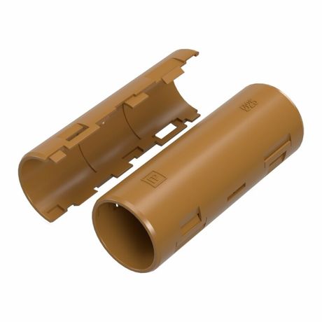 Муфта разборная d25 мм бук (40шт/640шт уп/кор) Промрукав | PR13.0423 Строитель