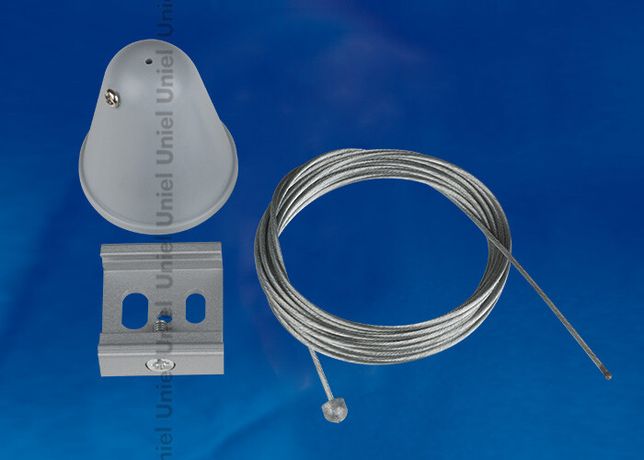 Набор для подвесного монтажа шинопровода осветительного серебряного UFB-H41 SILVER 1 POLYBAG | 09734 Uniel