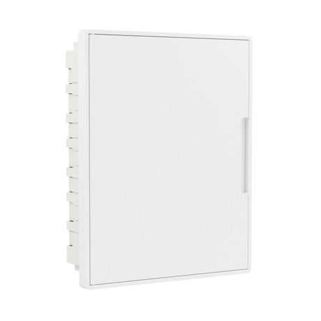 Щиток 24 мод встраиваемый FRAME ЩРв-П-24, белый, с белой дверцей, 4 шинами PEN (2шт на 8 отв. и 2шт 6 отв.) F24B1WW DKC ДКС