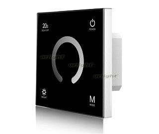 Панель SMART-P4-DIM-G-IN Black (12-24V, 4x3A, Sens, 2.4G) (Arlight, IP20 Пластик, 5 лет) | 034778 Arlight