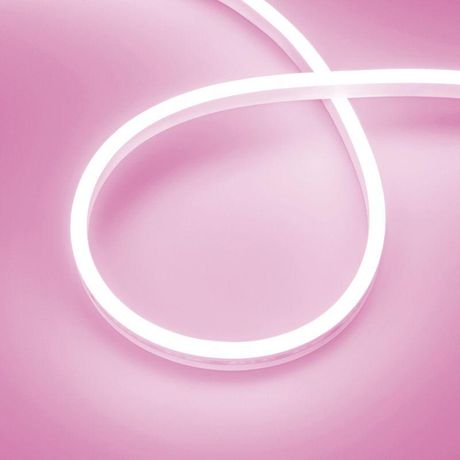 Светодиодная лента герметичная AURORA-PS-A120-12x6mm 24V Pink (10 W/m, IP65, 2835, 5m) (Arlight, Силикон) | 036677 Arlight