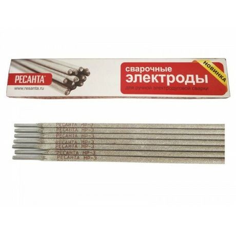 Электрод для ручной дуговой сварки МР-3 Ф4.0 (3кг) Ресанта 71/6/25 Huter
