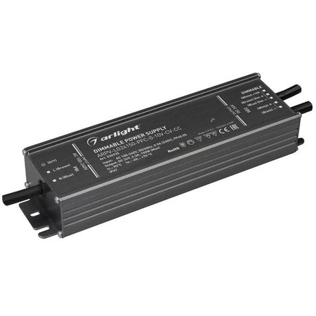Блок питания ARPV-LG24150-PFC-0-10V-CV-CC (24V, 6.3A, 150W) (Arlight, IP67 Металл, 5 лет) | 036935 Arlight