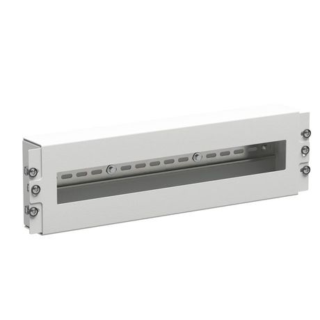 Модуль 4U с DIN рейкой для 19" IT-корпусов, RAL7035 | RGDIN04 DKC ДКС