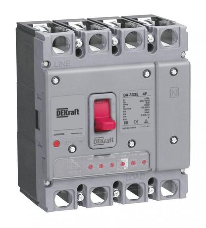 Выключатель автоматический 4п 32А 50кА ВА-333E электрон. расцеп. DEKraft 22494DEK APC