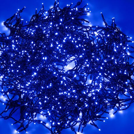 Гирлянда профессиональная LED ClipLight 2х4В 5 нитей по 20 метров cиний - 323-503 NEON-NIGHT