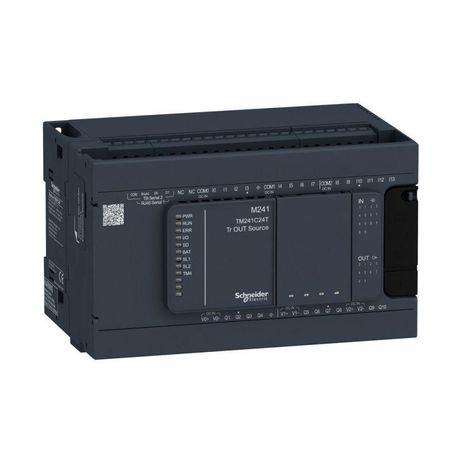 Блок базовый M241-24IO транзист. источник Advantys OTB SchE TM241C24T Schneider Electric