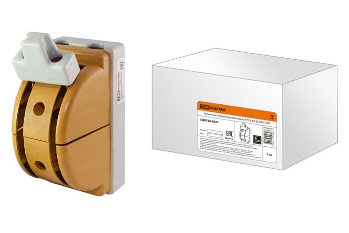 Рубильник керамический РК2-60 2p 60А | SQ0734-0021 TDM