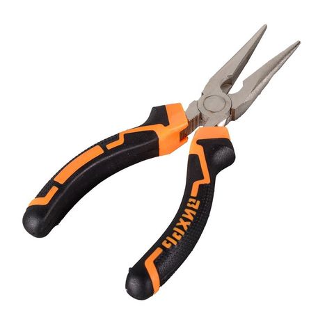 Вихрь 73/6/3/10 Длинногубцы прямые 160мм никелированные двухкомпонентн рукоятки