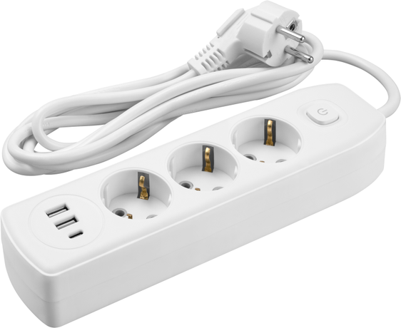 Удлинитель 90 838 OPE-USB-03-180-ESC-3x1 ОНЛАЙТ 90838 Navigator