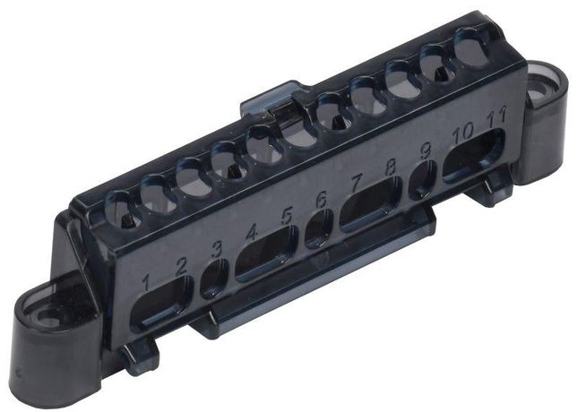 Суппорт для шин в корпус пластиковый (ширина 6 мод.) TEKFOR | TF-KP00D-S-06 IEK