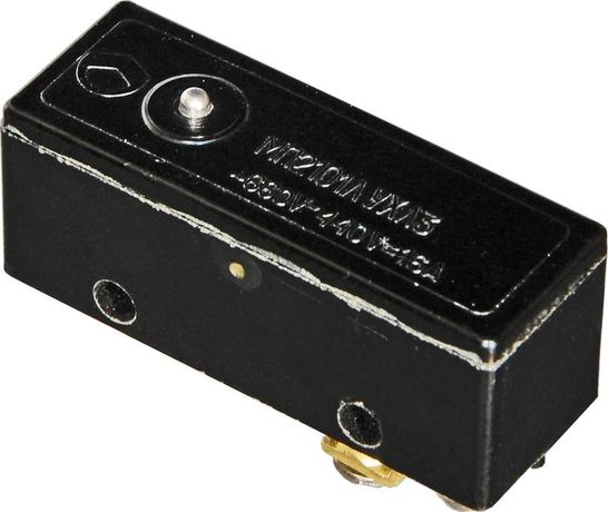 Микропереключатель МП-2101Л УХЛ3 исп.04 1А(УПП) 1з+1р 16А IP00 толкатель способ крепления-базовый монтажа проводников-гайкой Реле и Автоматика A8020-34128767