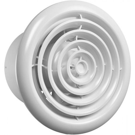 Вентилятор осевой с обратн. клапаном круглой решеткой двигателем на ш/подшип. D 125 ERA FLOW 5 C BB ЭРА