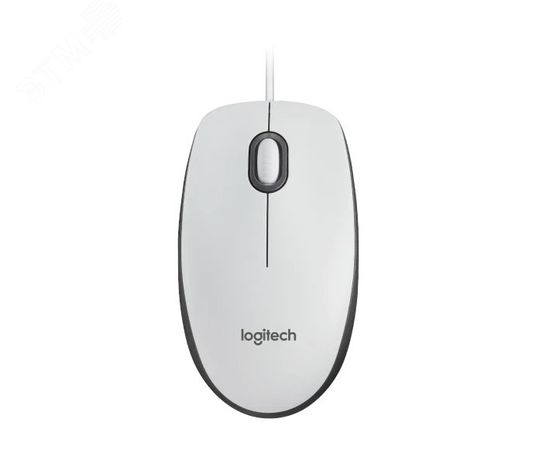 Мышь проводная M100, 1000 dpi, USB-A, белый - 7000008209 LOGITECH