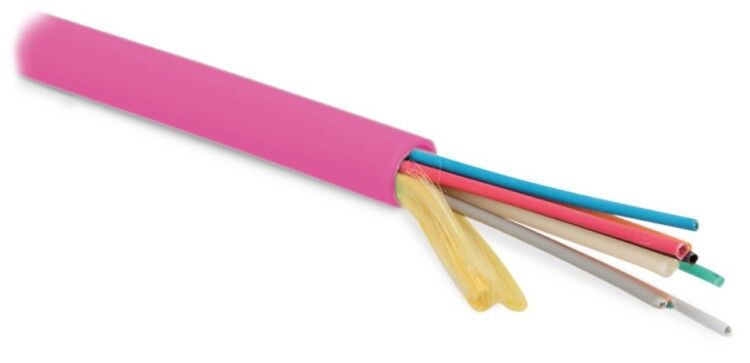 Кабель волоконно-оптический 50/125(OM4) многомодовый 96 волокон (micro bundle) HFLTx | 485392 Hyperline FO-MB-IN-504-96-HFLTx-MG