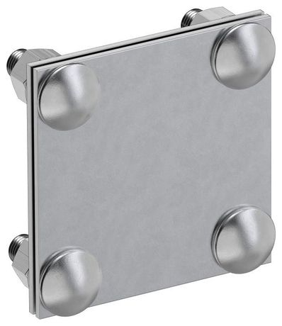 Зажим крестообразный полоса-полоса 40мм оцинкованная сталь HDZ IEK - ZCC63-14-1-40