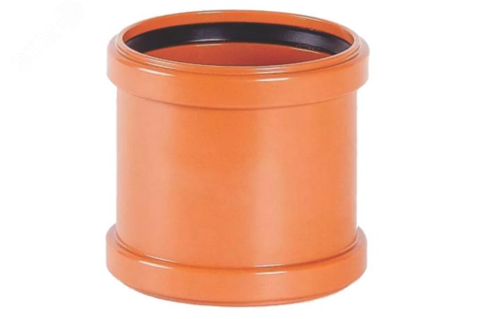 Муфта ремонтная надвижная наружной канализации 110 мм - 2491099 Хемкор