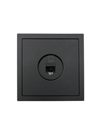 Розетка компьютерная 1-мест. СП ZIMA IP20 черн. бархат LEZARD 704-4288-140