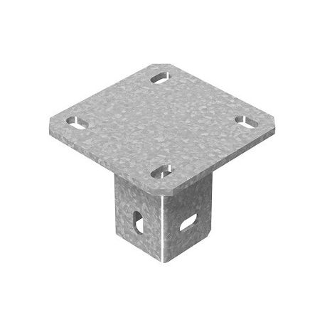 Потолочное крепление одинарное для высоких нагрузок 50х70 мм, толщ. 4,0 гальван. цинк, 854933 | ПКО7-4,0-ЭЦ Ostec ПКО(ВН)эг-7