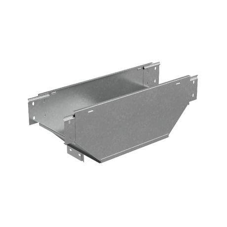 Ответвитель Т переходник 80х100-400 мм верт. c разворотом трассы на 90 гр. ПЛЮС (нижняя часть больше исходной) HD85 - PL18360 КМ-Профиль