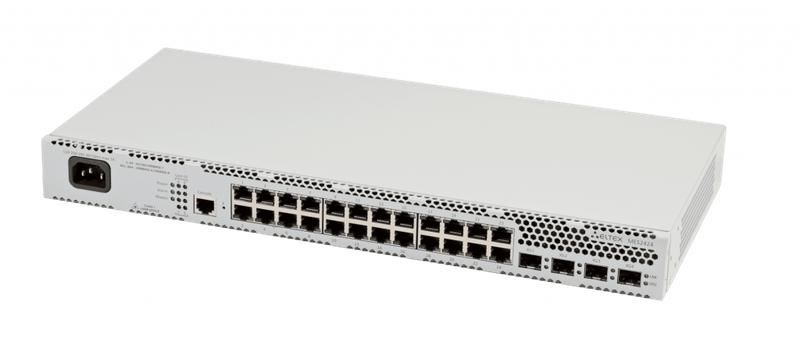 Коммутатор Ethernet 24 порта 10/100/1000BASE-T 4 1000BASE-X/10GBASE-R L2 220В AC ELTEX MES2424