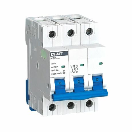 Выключатель автоматический трехполюсный NBP-63R 3P 40A 15кА 8In (R) | 352395 CHINT