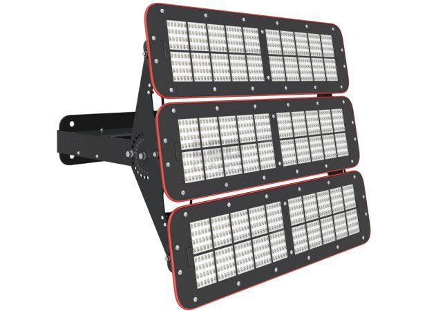 Прожектор LED УРАН ПРОМ (СБУ) 720Вт 115200Лм КСС Г 5,0К прозрачный рассеиватель IP67 (LE-СБУ-66-720-6519-67Х) ЛЕД-Эффект