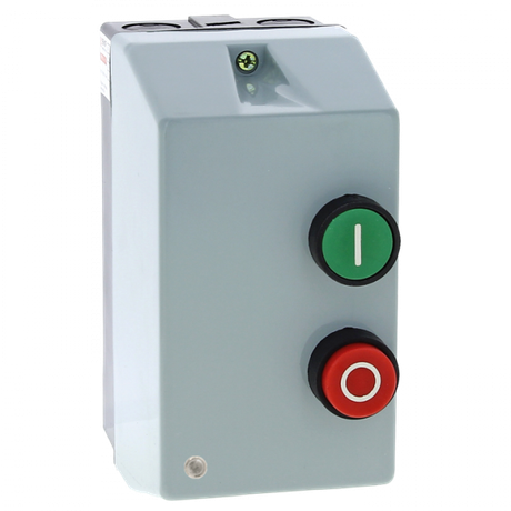 Пускатель магнитный ПМЛ-1230-12А-400В с тепловым реле 9-13А в корпусе IP65, кнопками Пуск/Стоп, индикацией - ctrp-r-12-400v-led EKF