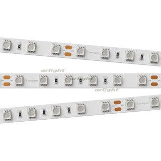 Лента светодиодная RT 2-5000 24V Red 2х(5060 300 LED LUX) 14.4Вт/м IP20 (уп.5м) Arlight 008817