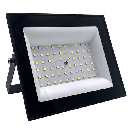 Прожектор светодиодный 2835SMD, 100W 6500K AC220-240V/50Hz IP65, черный в компактном корпусе, SFL51-100, ПРОМО | 51195 SAFFIT FERON