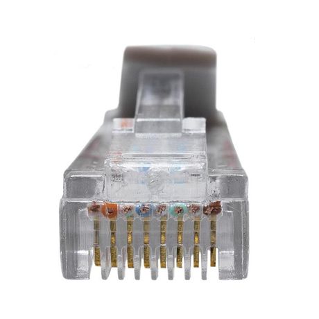 Патч-корд SUPRLAN U/UTP Cat.5e 4x2 26AWG (7x0.16mm) Cu LSZH серый 2м | 10-0143 Net.on