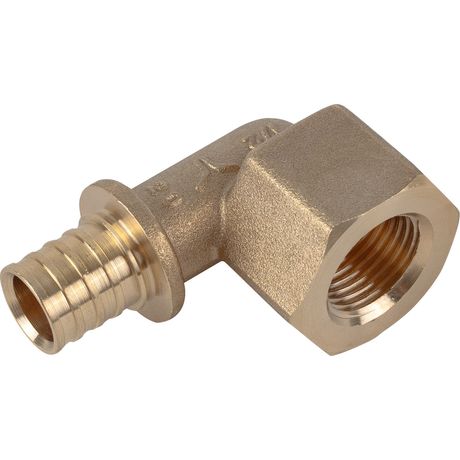 Угольник аксиальный латунный ВР 20x1/2 - AX3502012 PRO AQUA