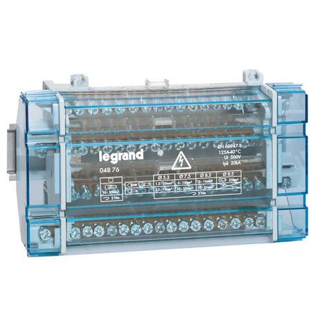 Модульный распределительный блок - 4П 125 A 16 подключений | 004876 Legrand
