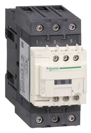Пускатель магнитный 40А ~ 12В 1НО+1НЗ LC1D - LC1D40AJ5 Schneider Electric