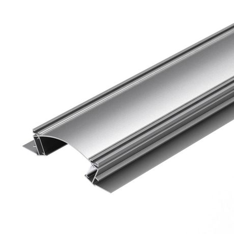 Профиль с экраном ALM-ARC-DOUBLE-2000 ANOD+FROST (arlight, Алюминий) | 029852 Arlight