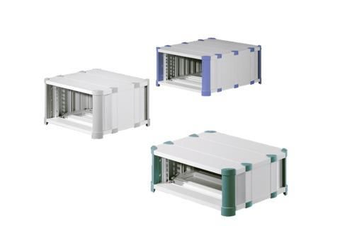 Корпус настольный HeiCase 1/2 19дюйм 4U/420мм RAL5018 Rittal 3750400
